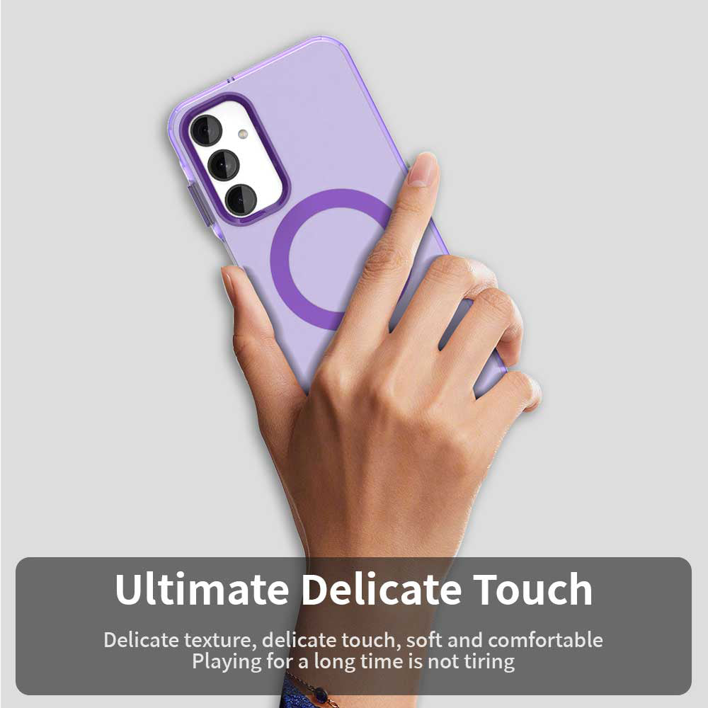 MagSafe-Hülle für Samsung Galaxy A25 A256, Techsuit, CandyCase, Lila