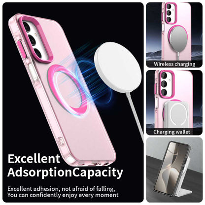 Coque MagSafe pour Samsung Galaxy A25 A256, Techsuit, CandyCase, Rose