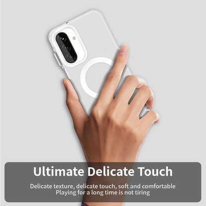 MagSafe-Hülle für Samsung Galaxy A26 A266, Techsuit, CandyCase, Weiß