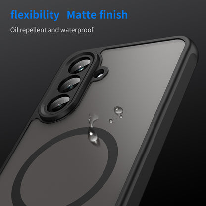 MagSafe-Hülle für Samsung Galaxy A26 A266, Techsuit, HaloFrost II, Schwarz