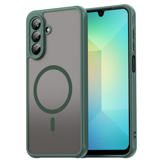 MagSafe-Hülle für Samsung Galaxy A26 A266, Techsuit, HaloFrost II, Grün