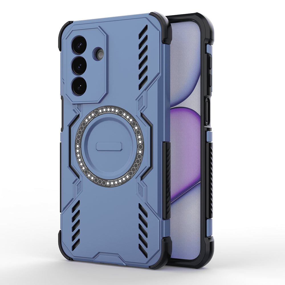 Coque MagSafe pour Samsung Galaxy A27 5G, Techsuit, ArmorMag, Bleue