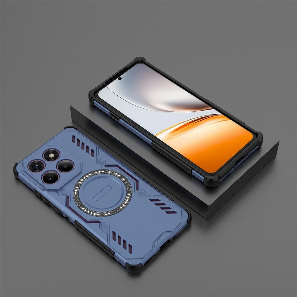 Coque MagSafe pour Samsung Galaxy A27 5G, Techsuit, ArmorMag, Bleue