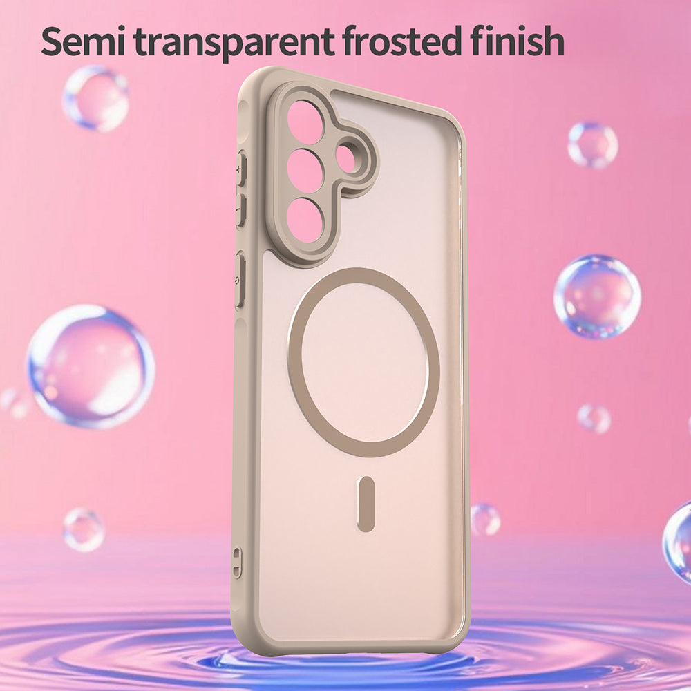 Coque MagSafe pour Samsung Galaxy A27 5G, Techsuit, HaloFrost II, Dorée