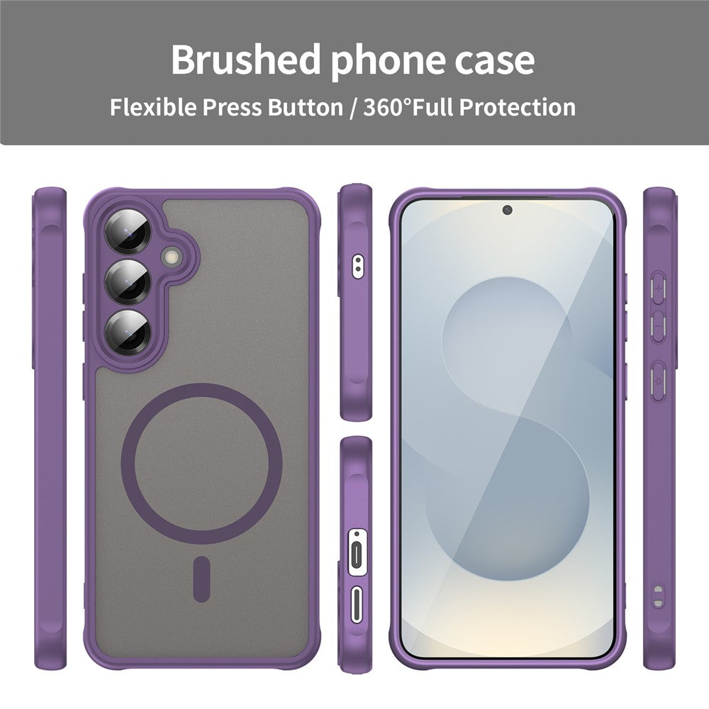 Coque MagSafe pour Samsung Galaxy A27 5G, Techsuit, HaloFrost II, Violet