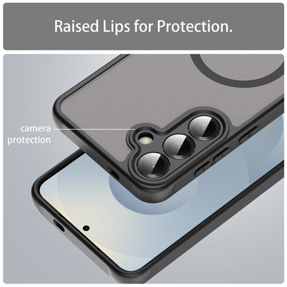 Coque MagSafe pour Samsung Galaxy A27 5G, Techsuit, HaloFrost II, Noire