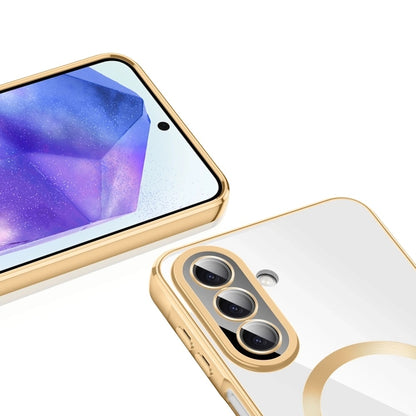 Coque MagSafe pour Samsung Galaxy A27 5G, Techsuit, Luxury Crystal, Bleu Foncé
