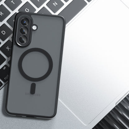 Coque MagSafe pour Samsung Galaxy A27 5G, Techsuit, PureFrost, Noir Satiné