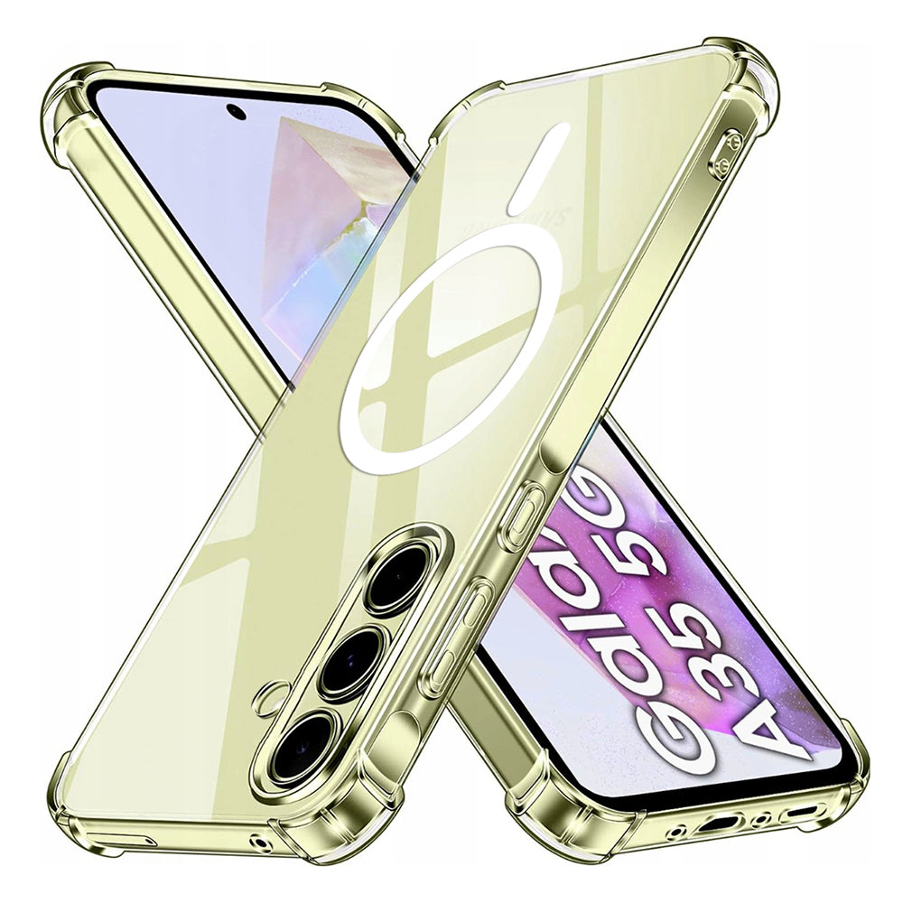 Coque MagSafe pour Samsung Galaxy A35 5G A356, Techsuit, Antichoc, Transparente