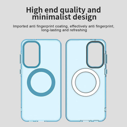 MagSafe-Hülle für Samsung Galaxy A36 A366, Techsuit, CandyCase, Blau