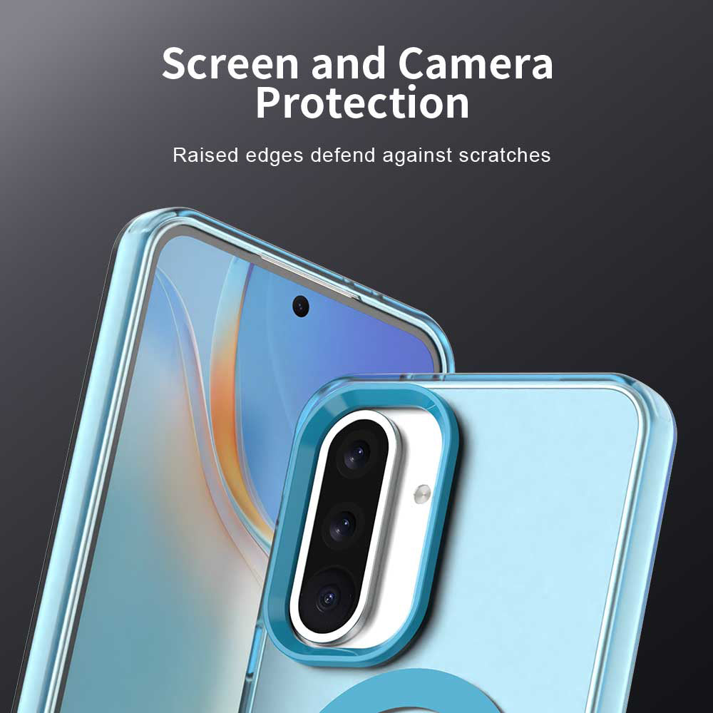 MagSafe-Hülle für Samsung Galaxy A36 A366, Techsuit, CandyCase, Blau