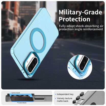 MagSafe-Hülle für Samsung Galaxy A36 A366, Techsuit, CandyCase, Blau