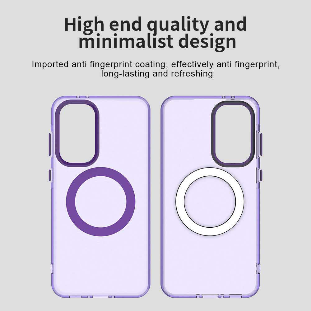 Coque MagSafe pour Samsung Galaxy A36 A366, Techsuit, CandyCase, Violet
