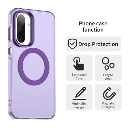 Coque MagSafe pour Samsung Galaxy A36 A366, Techsuit, CandyCase, Violet