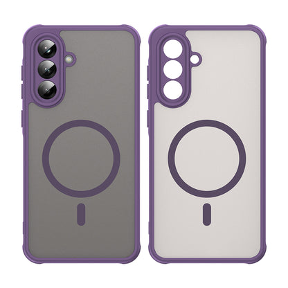 Coque MagSafe pour Samsung Galaxy A36 A366, Techsuit, HaloFrost II, Violet
