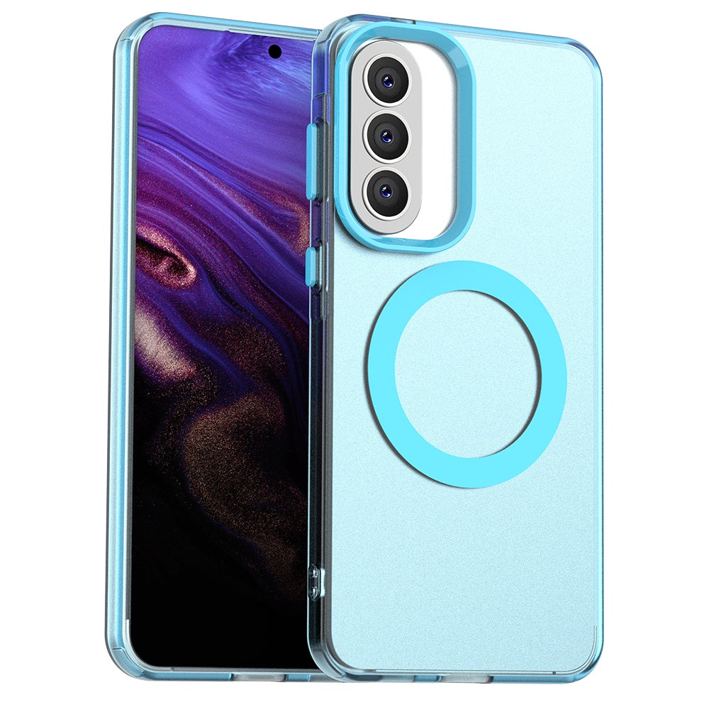 MagSafe Hülle für Samsung Galaxy A37 5G, Techsuit, CandyCase, Blau