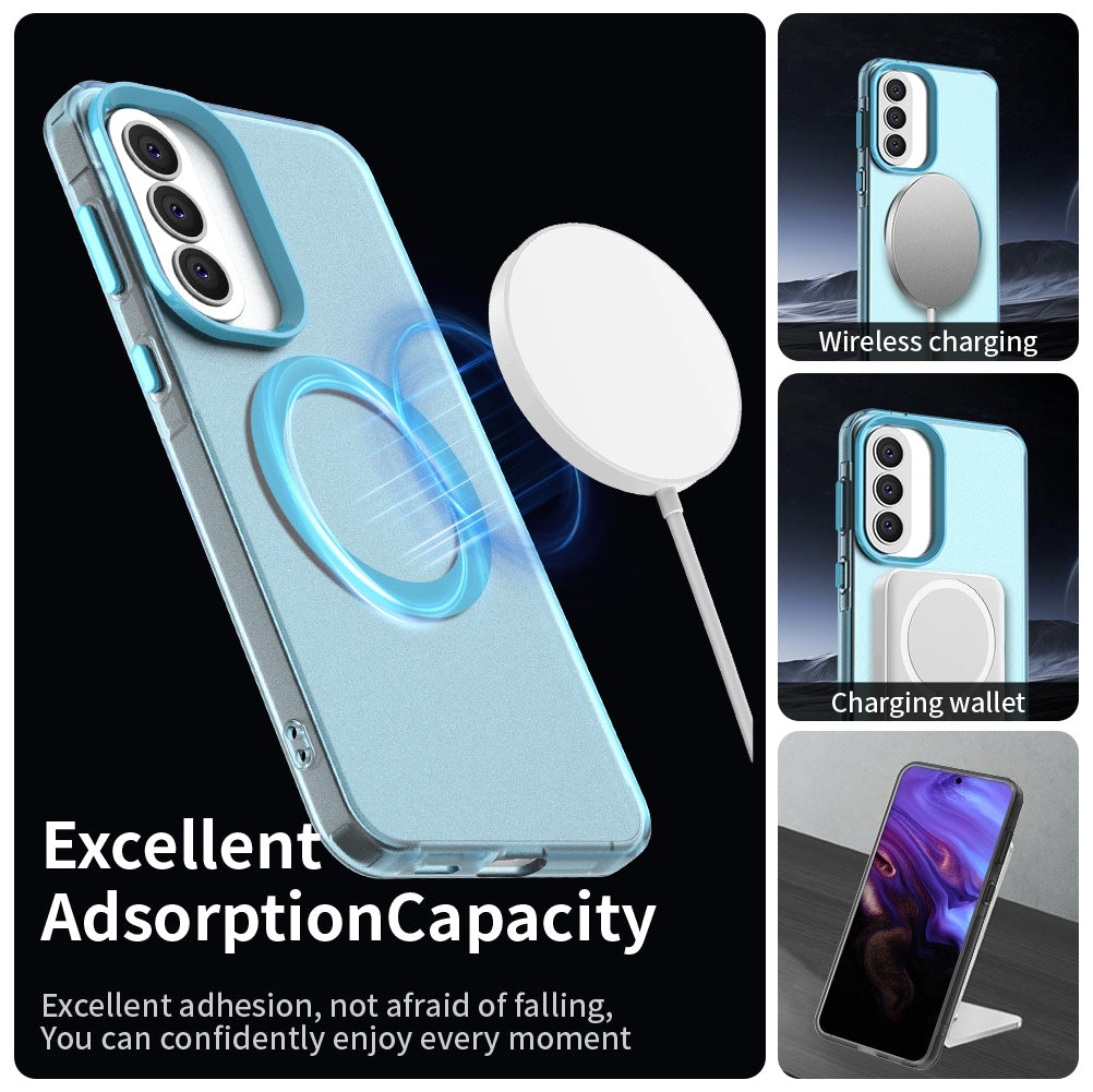 MagSafe Hülle für Samsung Galaxy A37 5G, Techsuit, CandyCase, Blau