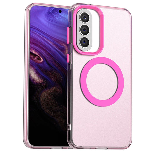 Étui MagSafe pour Samsung Galaxy A37 5G, Techsuit, CandyCase, Rose