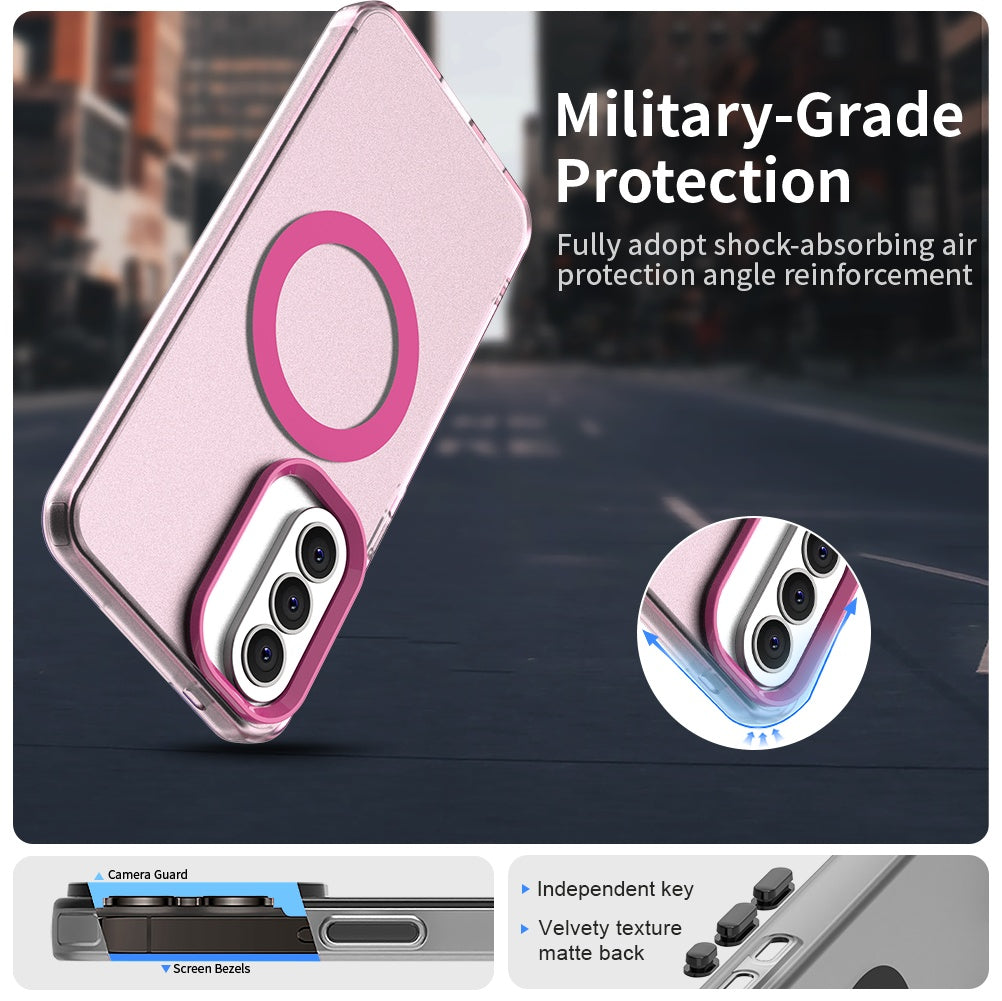 MagSafe Hülle für Samsung Galaxy A37 5G, Techsuit, CandyCase, Rosa