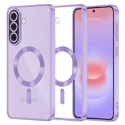 MagSafe Case for Samsung Galaxy A37 5G, Techsuit, Luxury Crystal, Light Purple