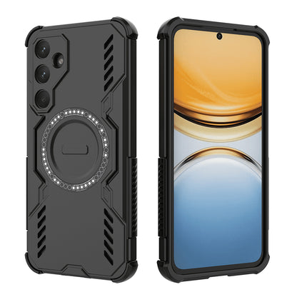 MagSafe Case for Samsung Galaxy A55 5G A556, Techsuit, ArmorMag, Black