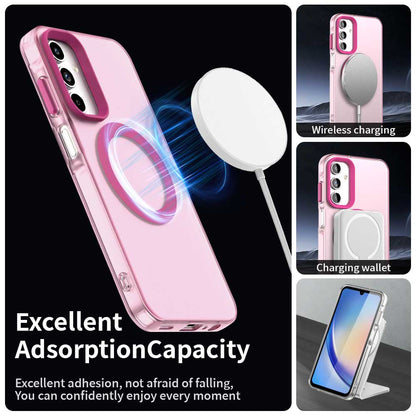 MagSafe Case for Samsung Galaxy A55 5G A556, Techsuit, CandyCase, Pink