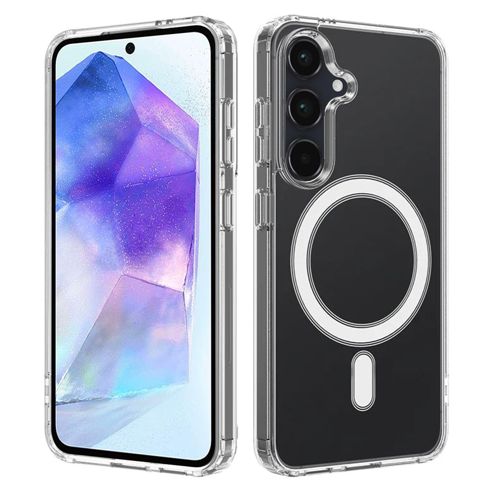 MagSafe-Hülle für Samsung Galaxy A55 5G A556, Techsuit, Pro, Transparent