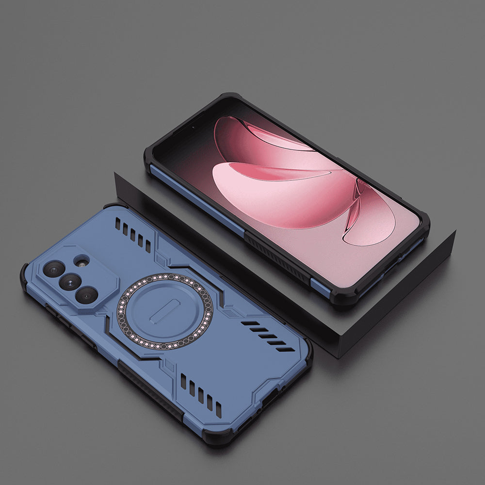 MagSafe-Hülle für Samsung Galaxy A56 A566, Techsuit, ArmorMag, Blau