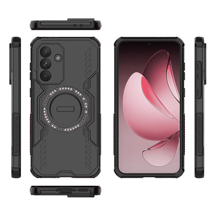 MagSafe-Hülle für Samsung Galaxy A56 A566, Techsuit, ArmorMag, Schwarz