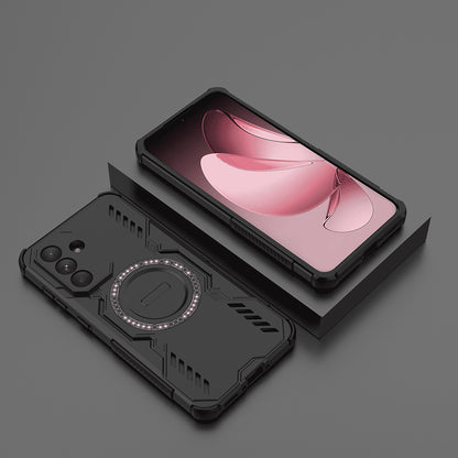 MagSafe-Hülle für Samsung Galaxy A56 A566, Techsuit, ArmorMag, Schwarz