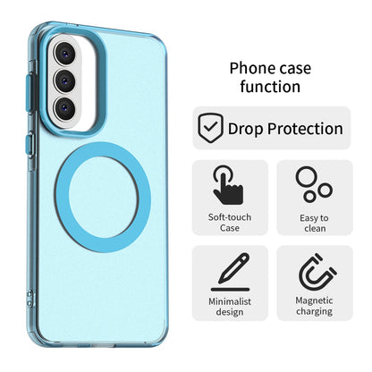 MagSafe Hülle für Samsung Galaxy A57 5G, Techsuit, CandyCase, Blau