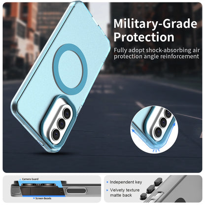 MagSafe Hülle für Samsung Galaxy A57 5G, Techsuit, CandyCase, Blau