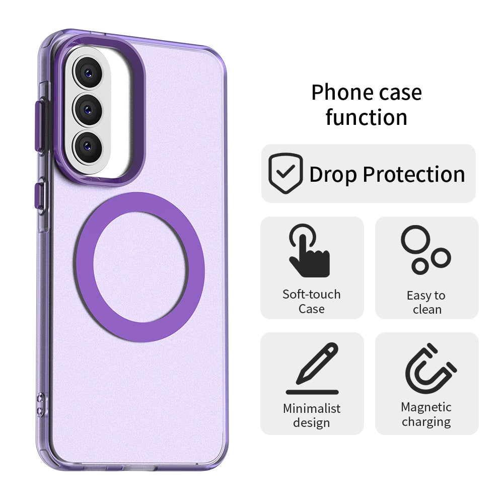 MagSafe Hülle für Samsung Galaxy A57 5G, Techsuit, CandyCase, Lila
