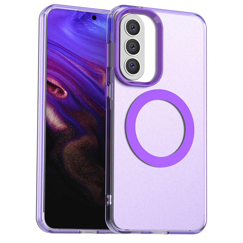 MagSafe Hülle für Samsung Galaxy A57 5G, Techsuit, CandyCase, Lila