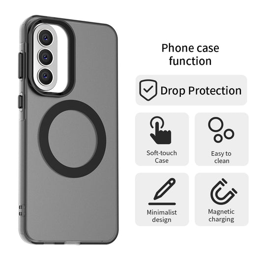 Étui MagSafe pour Samsung Galaxy A57 5G, Techsuit, CandyCase, Noir