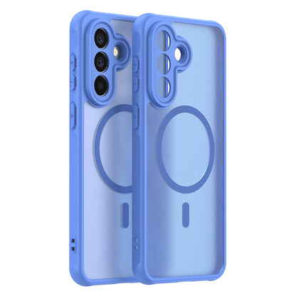 MagSafe Hülle für Samsung Galaxy A57 5G, Techsuit, HaloFrost II, Blau