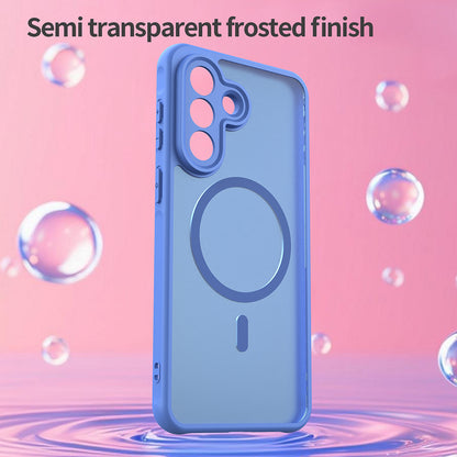 MagSafe Hülle für Samsung Galaxy A57 5G, Techsuit, HaloFrost II, Blau