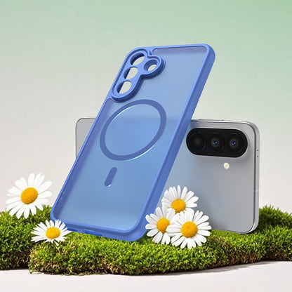 MagSafe Hülle für Samsung Galaxy A57 5G, Techsuit, HaloFrost II, Blau
