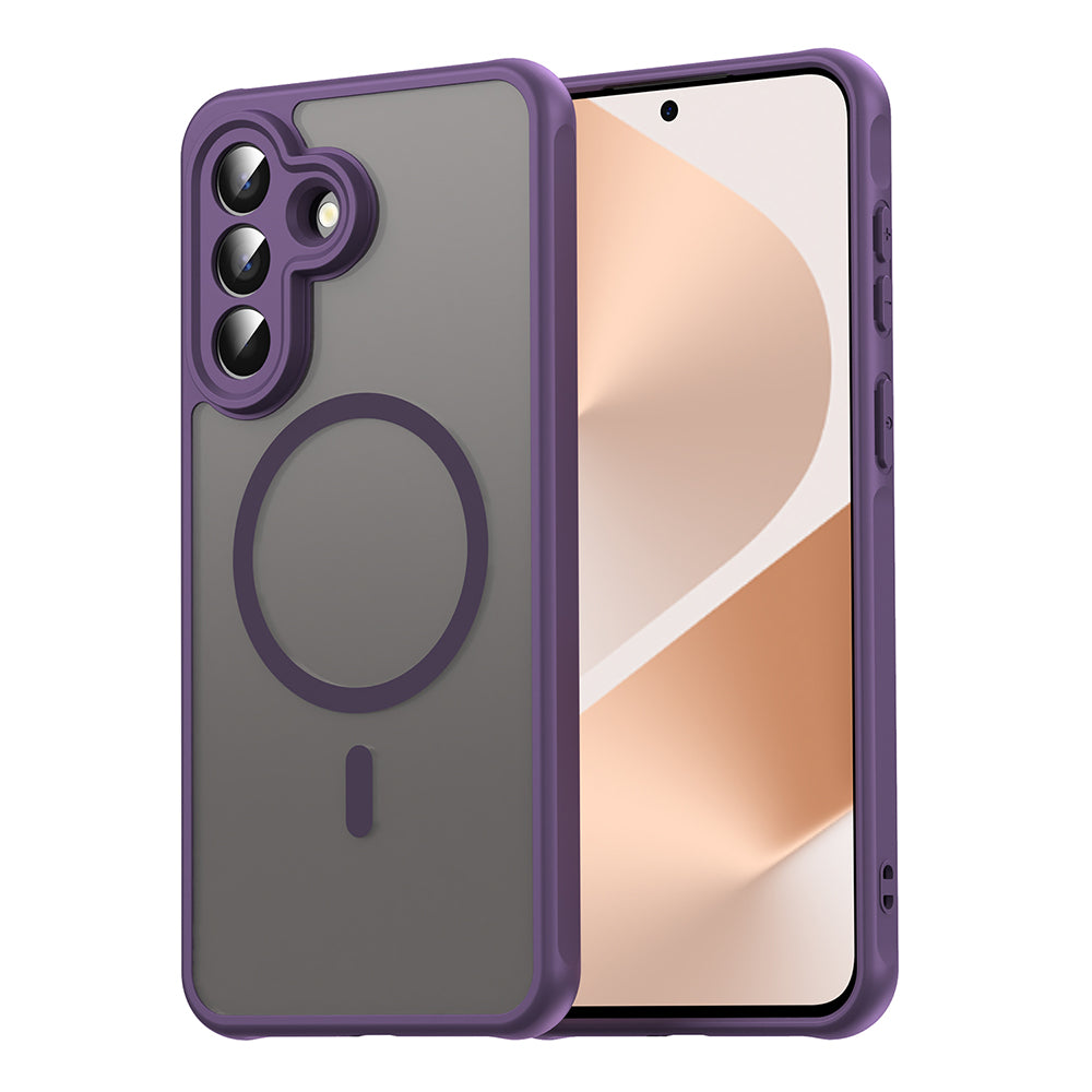Étui MagSafe pour Samsung Galaxy A57 5G, Techsuit, HaloFrost II, Violet