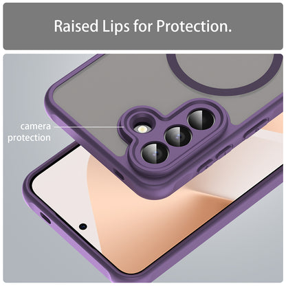 Étui MagSafe pour Samsung Galaxy A57 5G, Techsuit, HaloFrost II, Violet