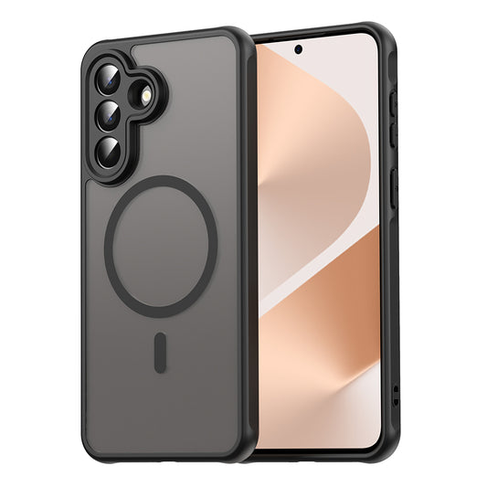 MagSafe Hülle für Samsung Galaxy A57 5G, Techsuit, HaloFrost II, Schwarz