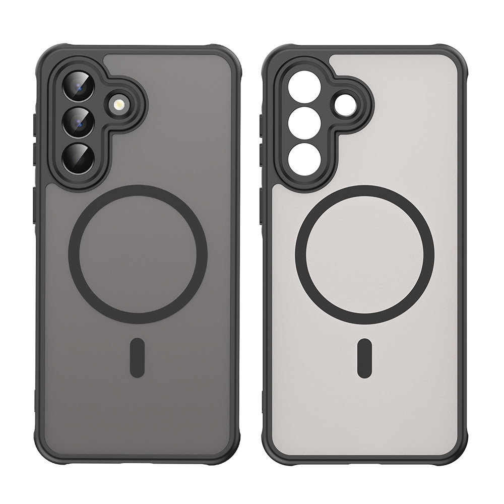 MagSafe Hülle für Samsung Galaxy A57 5G, Techsuit, HaloFrost II, Schwarz