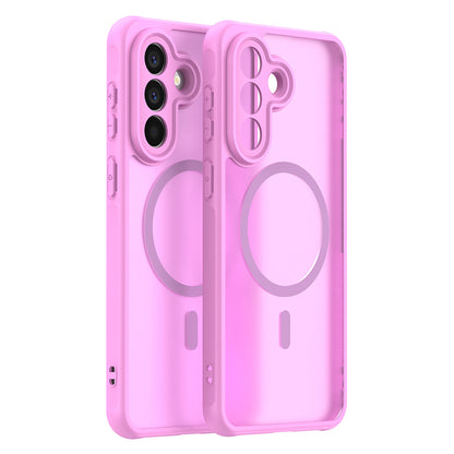 Coque MagSafe pour Samsung Galaxy A57 5G, Techsuit, HaloFrost II, Rose
