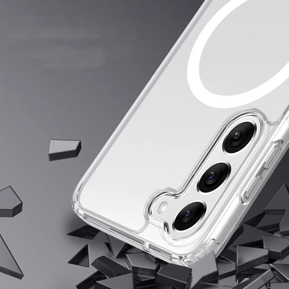 Coque MagSafe pour Samsung Galaxy S23 S911, Techsuit, Pro, Noire