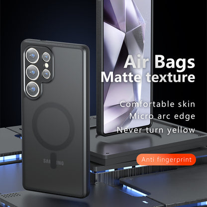 MagSafe Case for Samsung Galaxy S23 Ultra S918, Techsuit, PureFrost, Satin Black