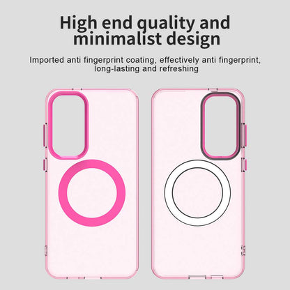 Coque MagSafe pour Samsung Galaxy S24 FE S721, Techsuit, CandyCase, Rose