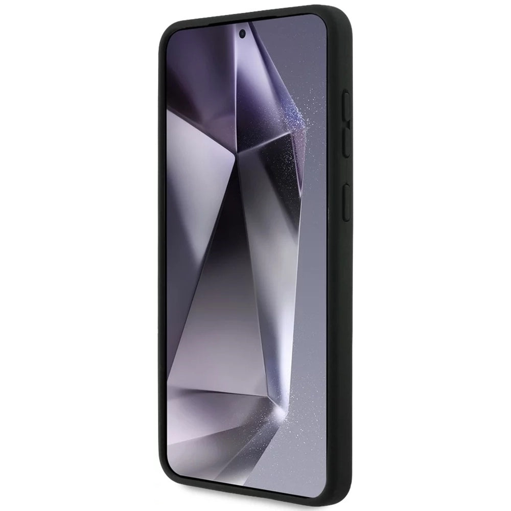 Étui MagSafe pour Samsung Galaxy S25 Edge S937, Karl Lagerfeld, Silicone Double Heads, Noir