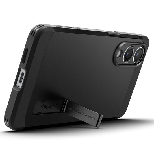 MagSafe Hülle für Samsung Galaxy S25 Edge S937, Spigen, Tough Armor, Schwarz ACS09422