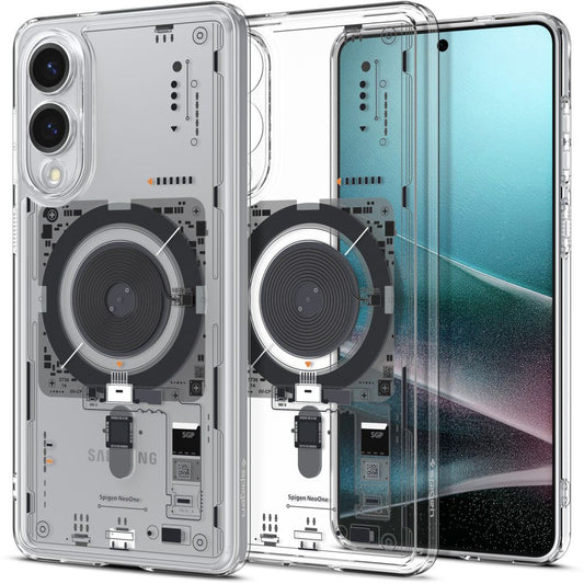 MagSafe Hülle für Samsung Galaxy S25 Edge S937, Spigen, Ultra Hybrid Neo One, Transparent ACS09416