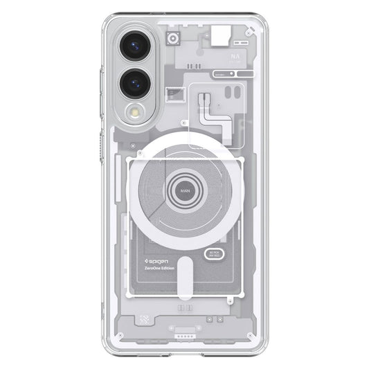 MagSafe Hülle für Samsung Galaxy S25 Edge S937, Spigen, Ultra Hybrid Zero One, Weiß ACS09417
